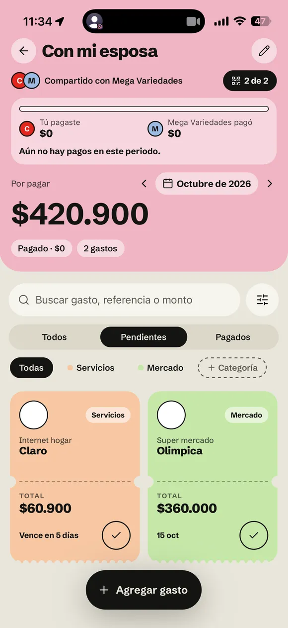 Folio · Espacio compartido
